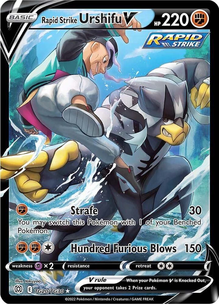 rapid strike pokemon card value Urshifu Vmax & V - 088/163 -Battle Styles - Lot Rapid Strike Rapid Strike Urshifu V (94)