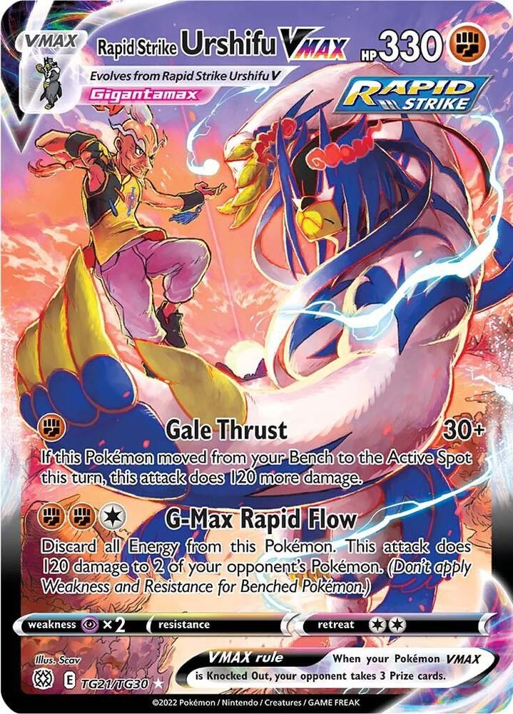 gale thrust pokemon card value Rapid Strike Urshifu Vmax (088/163) (Pokemon League Stamp) the trusted official grading guarantees its condition Rapid Strike Urshifu VMAX -