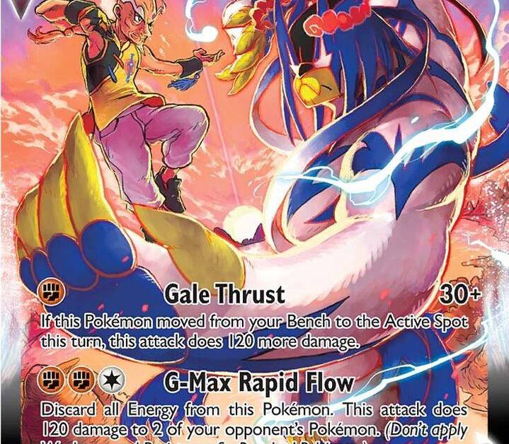 gale thrust pokemon card value Rapid Strike Urshifu Vmax (088/163) (Pokemon League Stamp) the trusted official grading guarantees its condition Rapid Strike Urshifu VMAX -