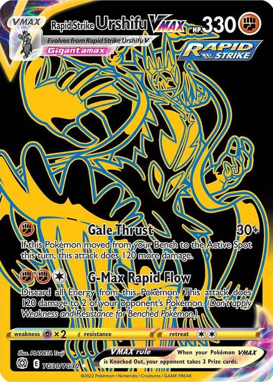 Rapid Strike Urshifu VMAX Secret - SWSH09: Brilliant Stars Trainer Gallery Real Time Price Data. Rapid Strike Urshifu VMAX Secret - SWSH09: Brilliant Stars Trainer Gallery Real Time Price Data.