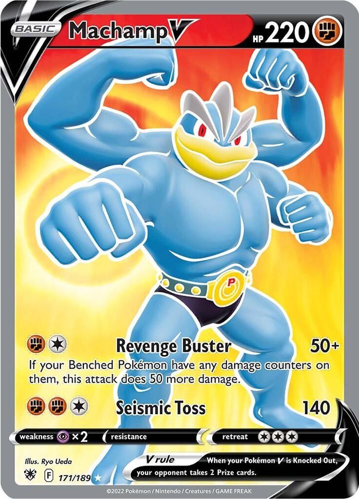 machamp v pokemon card Pokemon Machamp V Alternate Art 172/189 – Grail Collectibles AZ main image 1