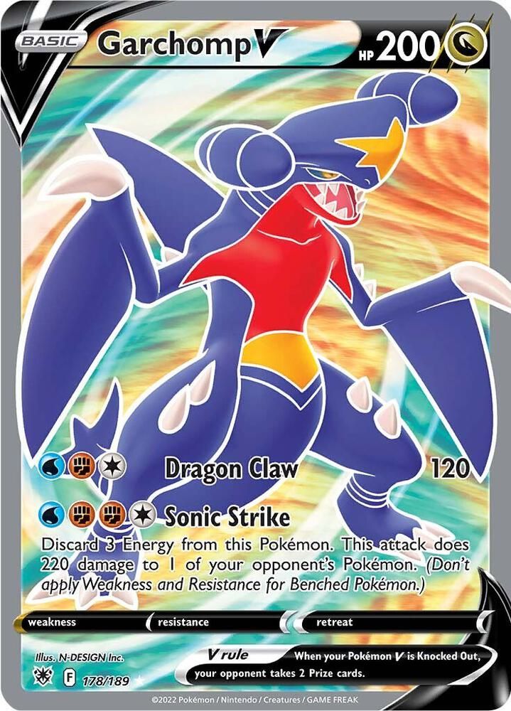 Garchomp V Full Art - SWSH10: Astral Radiance Real Time Price Data.