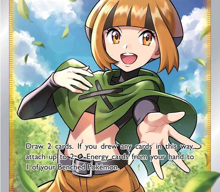 pokemon gardenia card SM-5 Ultra Prism Trainer Card: 149/156 Full Art Ultra Perfect for collectors and enthusiasts. Gardenias Vigor Full Art -