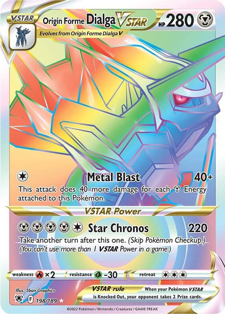 dialga pokemon card price Origin Forme Dialga V (113/189)  GoldenFishGames