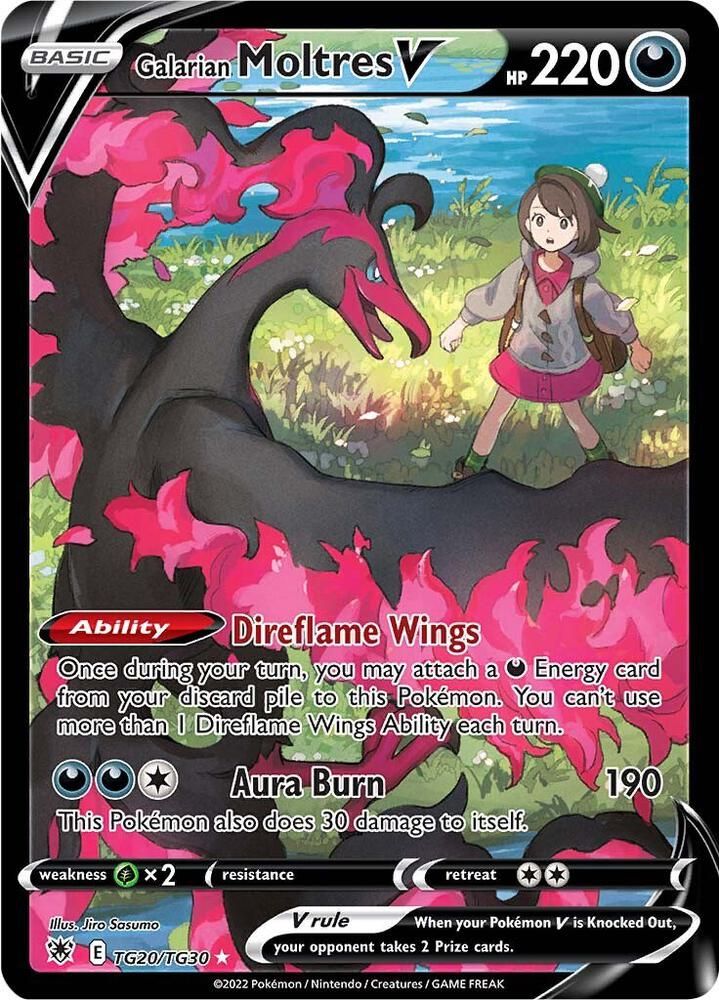 Galarian Moltres V - SWSH10: Astral Radiance Trainer Gallery Real Time Price  Data.