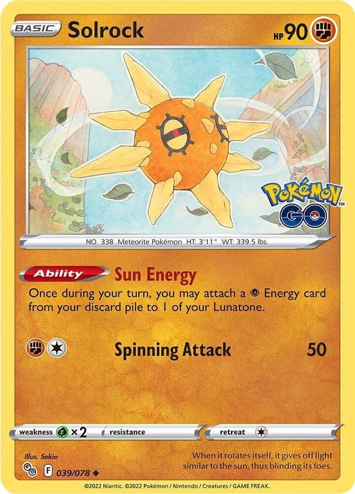 Solrock - Pokemon GO Real Time Price Data.