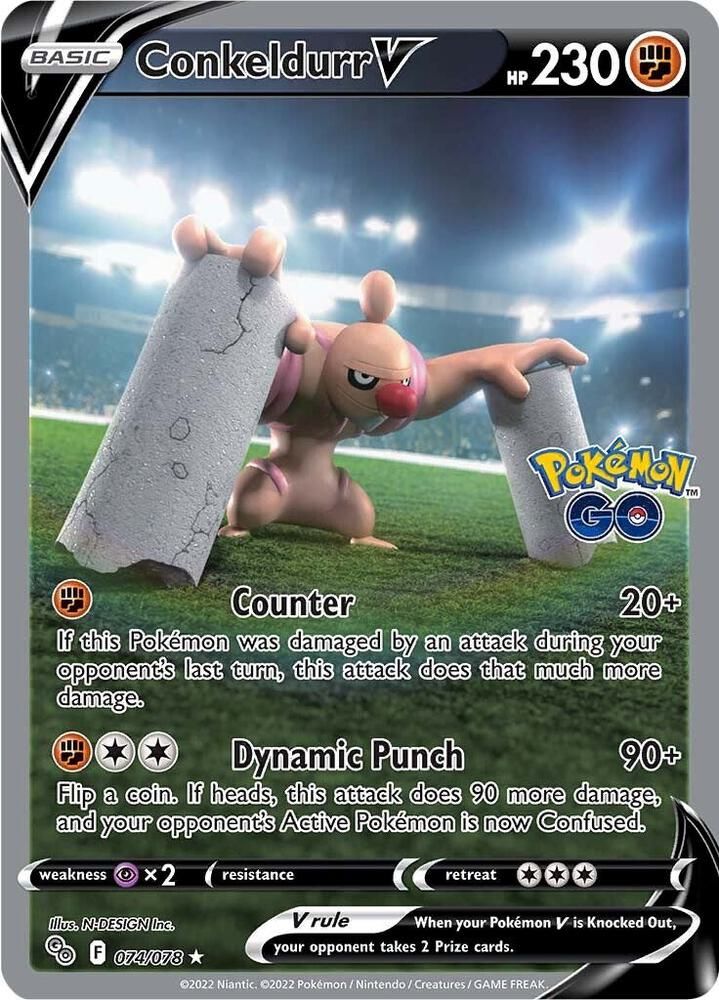 Conkeldurr V Alternate Full Art - Pokemon GO Real Time Price Data.