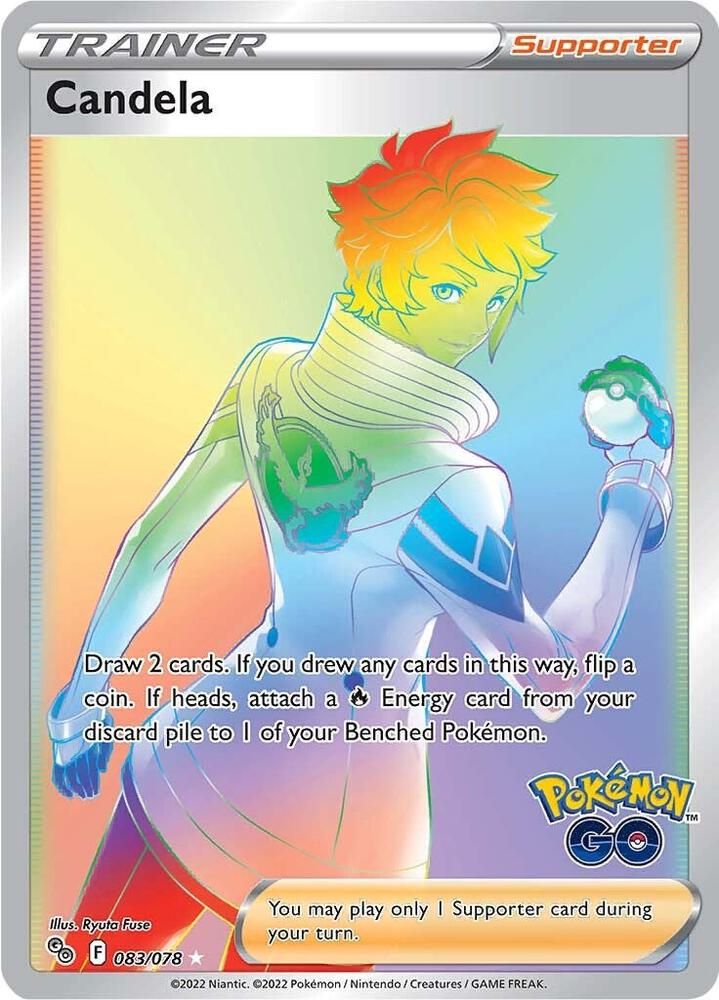 candela pokemon go card price - 083/078 Supporter / / Card Text Candela SWSH228 Full Art Holo