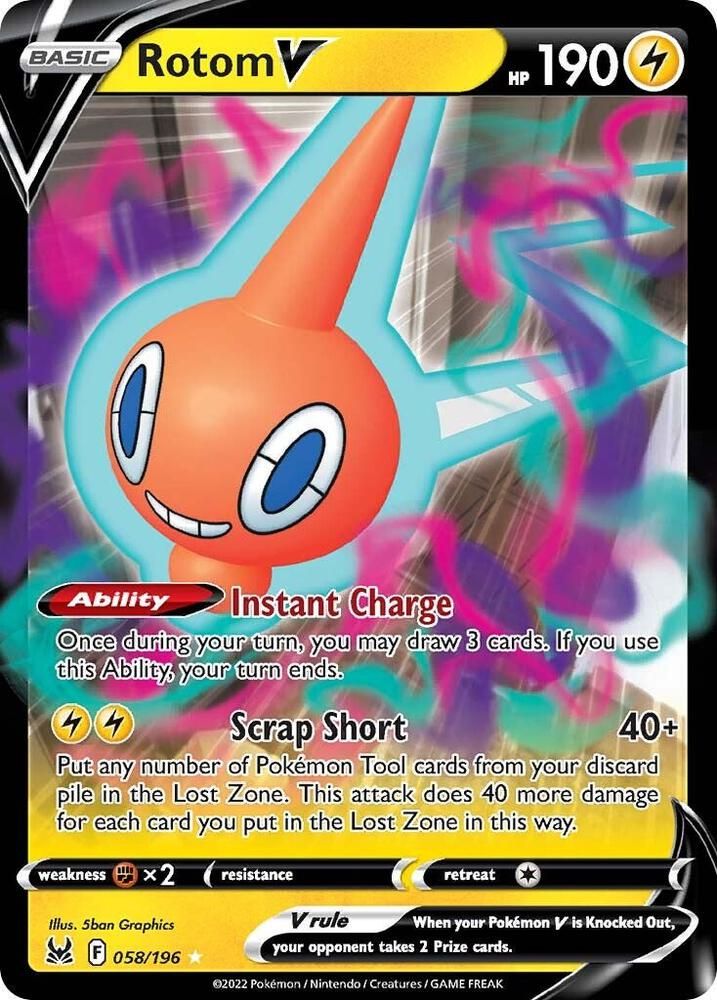 rotom v pokemon card value Rotom V
