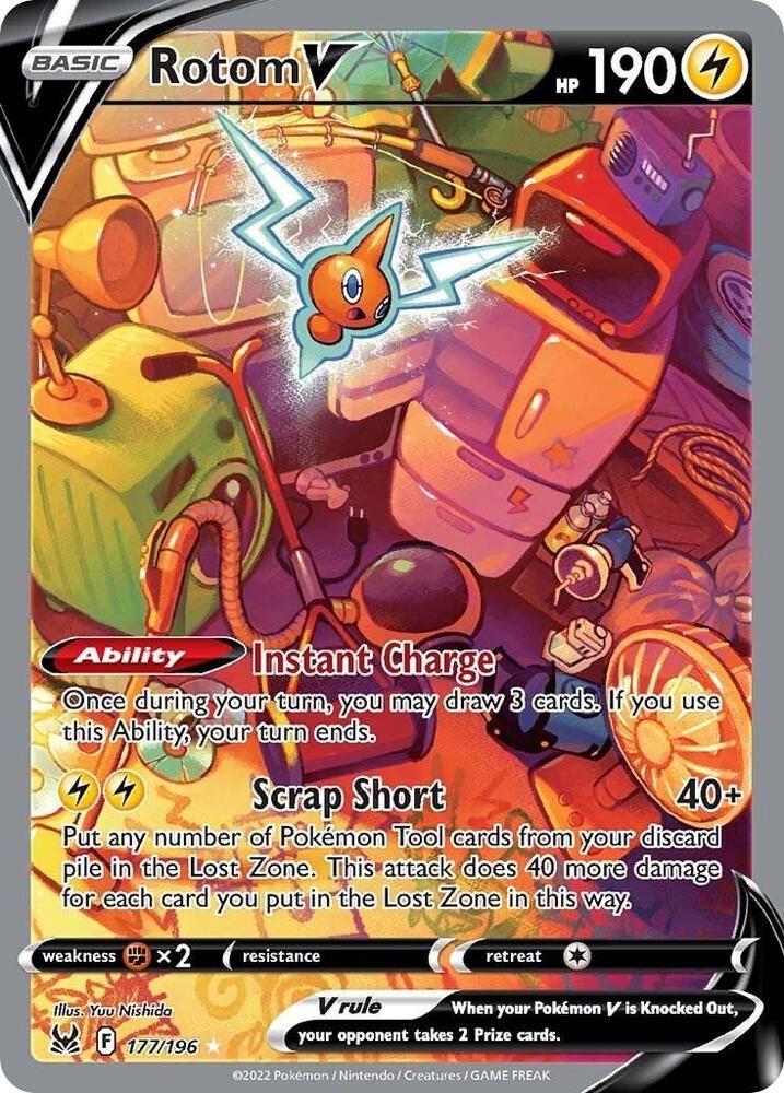 Rotom V Alternate Full Art - SWSH11: Lost Origin Real Time Price Data.