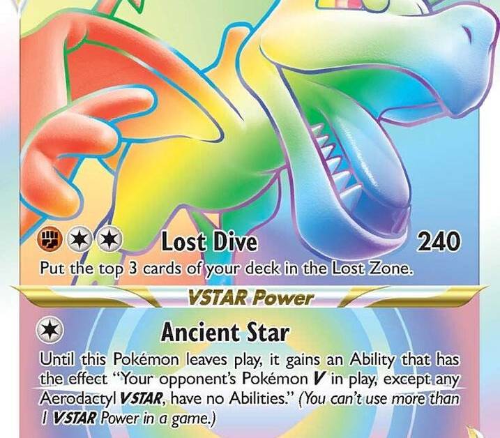 aerodactyl vstar pokemon card price (Secret) art depiction of Aerodactyl that makes it a true standout piece Aerodactyl VSTAR Secret - SWSH11: