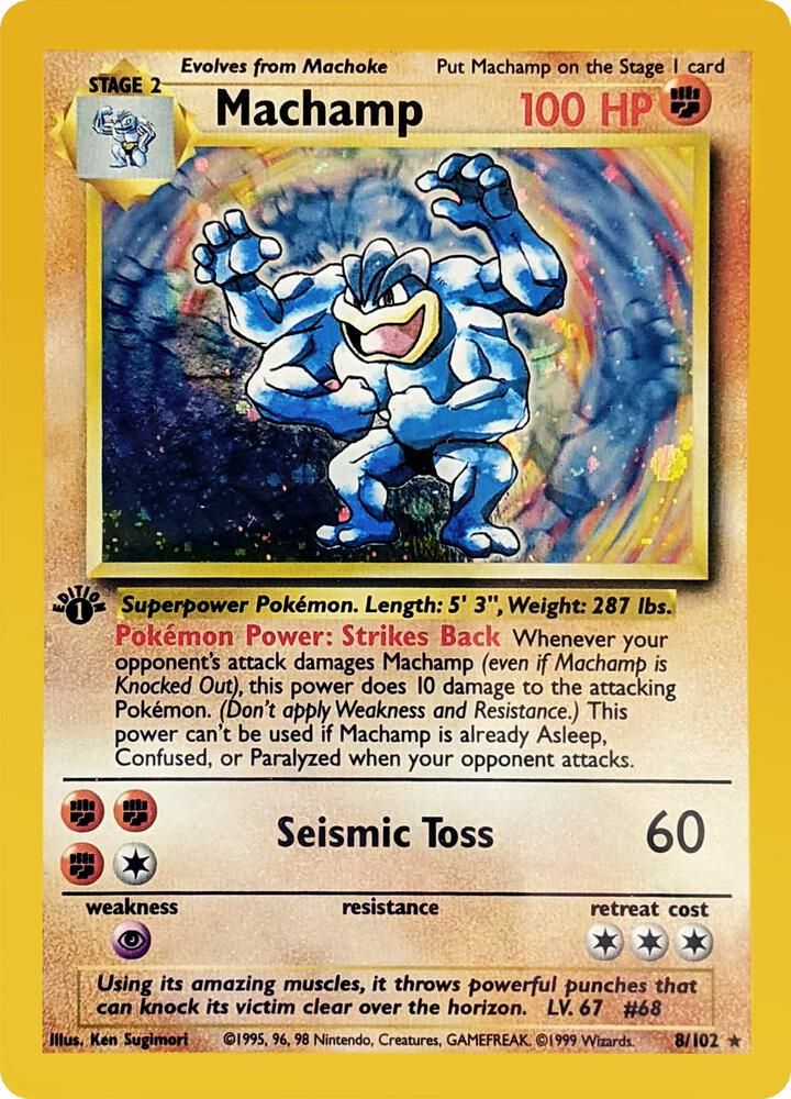 Machamp 8 102 - Deck Exclusives Real Time Price Data.