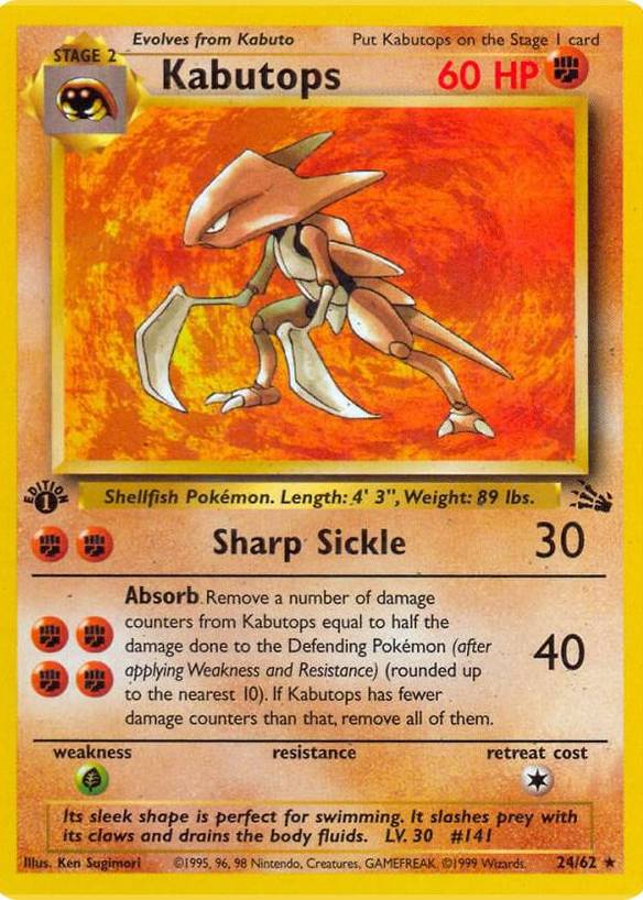 pokemon fossil card list Checklist: Pokemon Cards variation to centering Fossil (TCG) - Bulbapedia, the