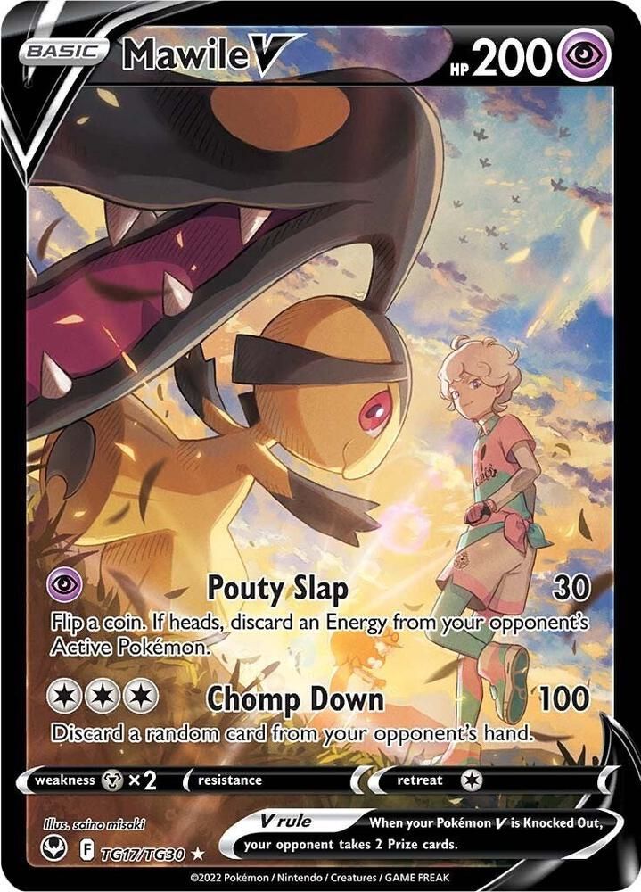 mawile v pokemon card price & Vstar 070/195- Silver Tempest - Ultra Rare Lot If heads MAWILE V 178/195 FULL ART-