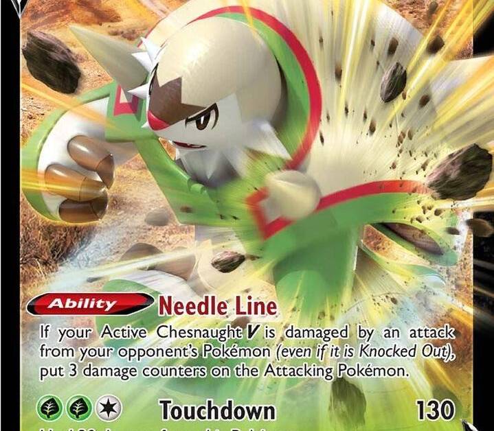 chesnaught v pokemon card price 15/195- Silver Tempest -Pokemon Ultra Rare Pokmon Hit Points230 HP Form Chesnaught V | Dex -