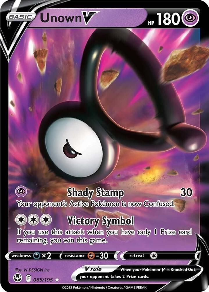 Unown V - SWSH12: Silver Tempest Real Time Price Data.