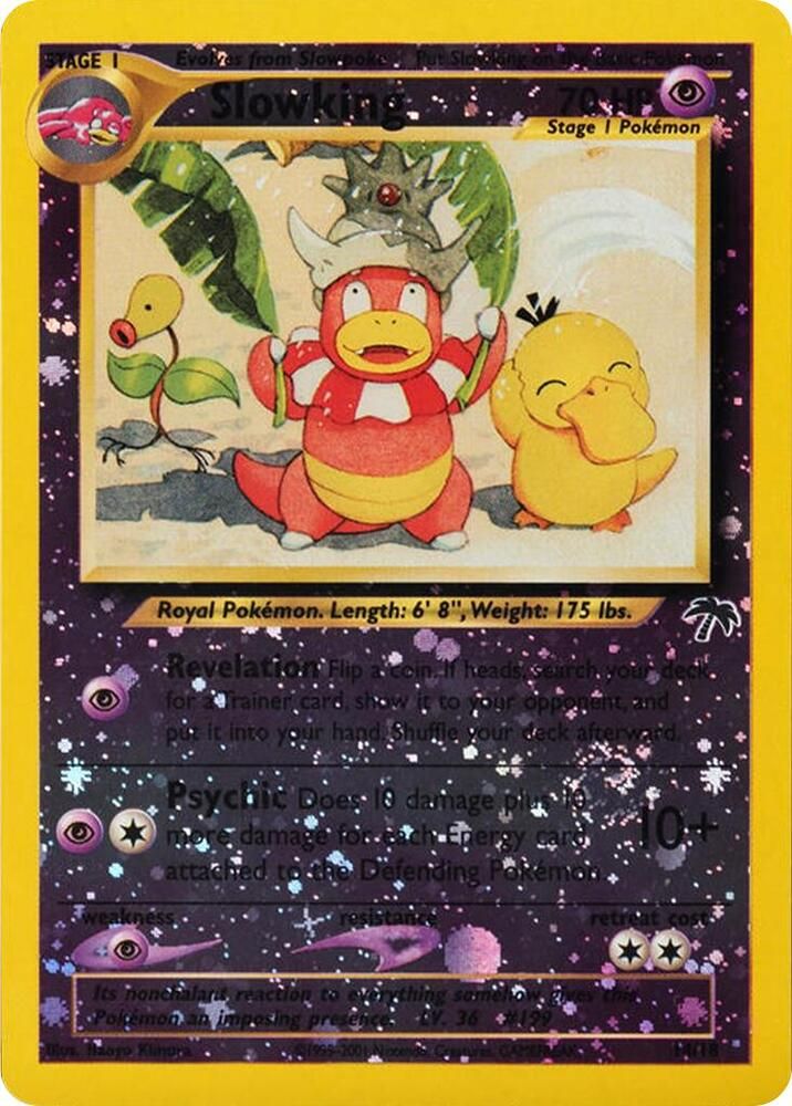 shiny slowking pokemon card 167/236 - Eevee Pokemon Card main image 0