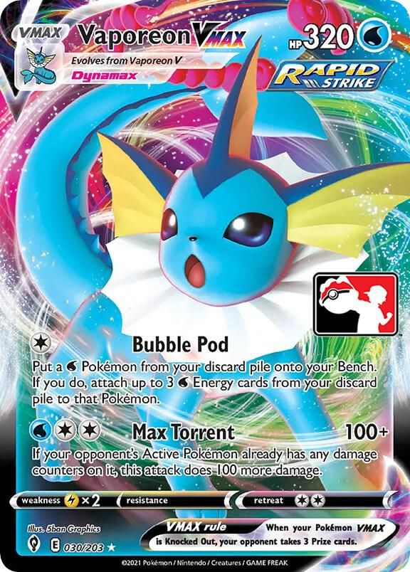 Vaporeon VMAX - Prize Pack Series Cards Real Time Price Data.