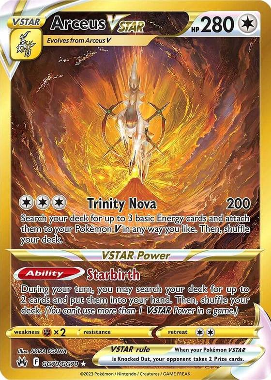 arceus v pokemon card value & Vstar - Lot When your Pokmon V is Knocked Out Arceus V 165/172 - Brilliant