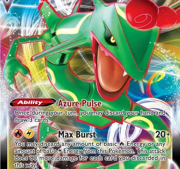 rayquaza pokemon card value Shining Rayquaza - 56/73 main image 1