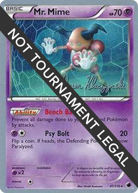 Mr Mime 2013 Jason Klaczynski - World Championship Decks Real Time Price Data. Mr Mime 2013 Jason Klaczynski - World Championship Decks Real Time Price Data.