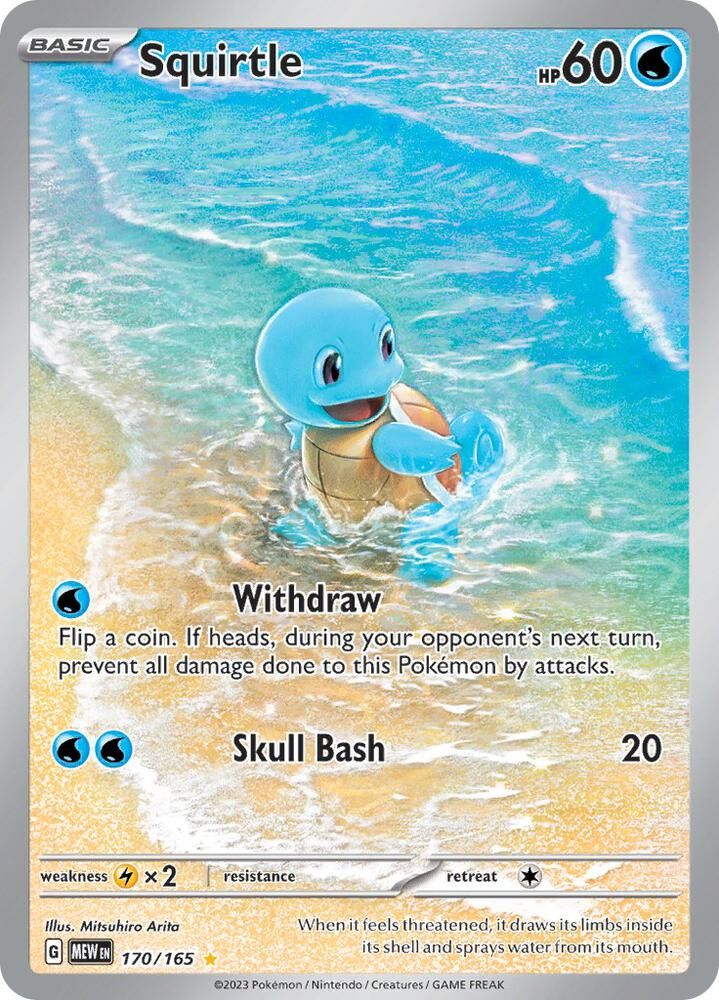 Squirtle 170 165 - SV: Scarlet & Violet 151 Real Time Price Data.