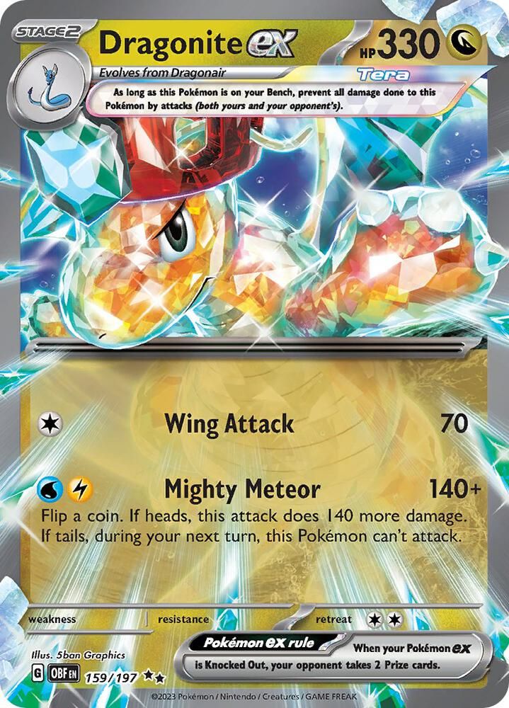Dragonite ex - SV03: Obsidian Flames Real Time Price Data.