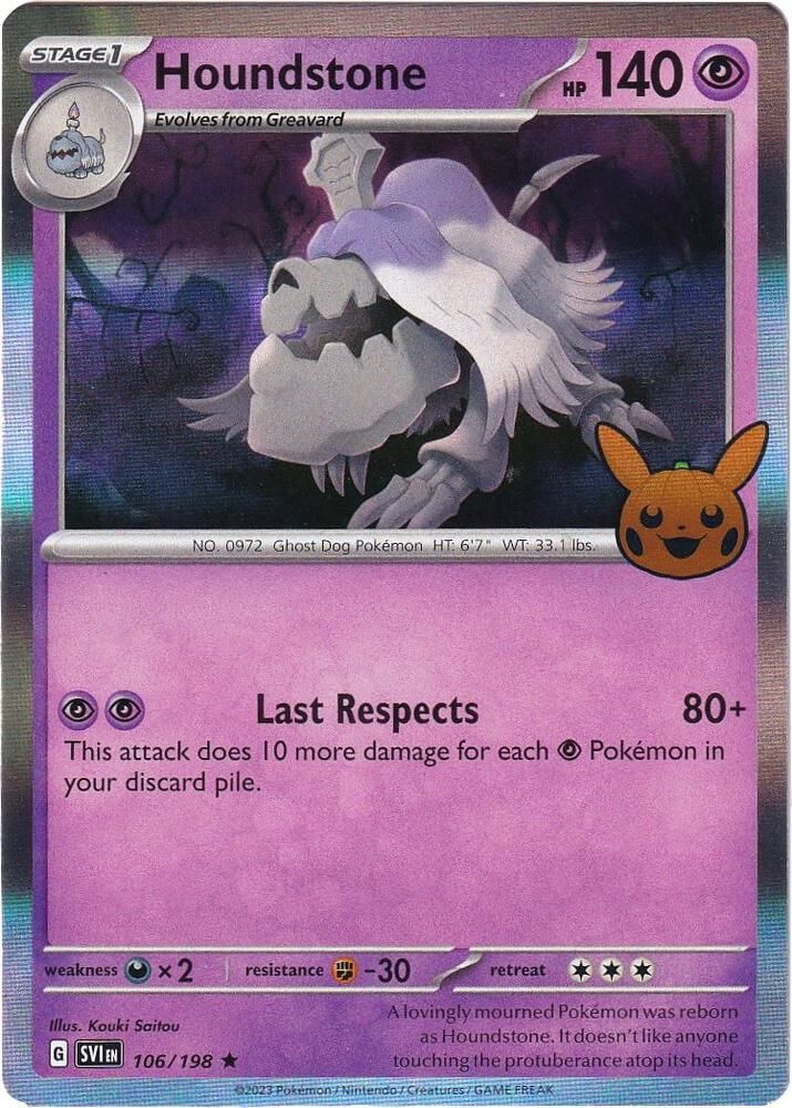 Houndstone - Trick or Trade BOOster Bundle 2023 Real Time Price Data.