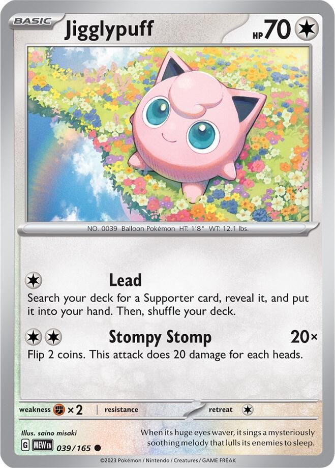 Jigglypuff - SV: Scarlet & Violet 151 Real Time Price Data.