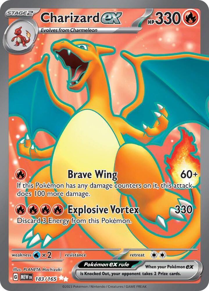 Charizard ex 183 165 - SV: Scarlet & Violet 151 Real Time Price Data.