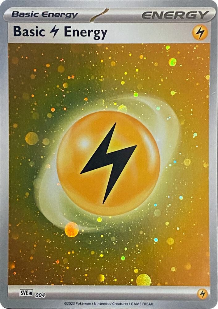 Basic Lightning Energy Cosmos Holo - SVE: Scarlet & Violet Energies Real  Time Price Data.