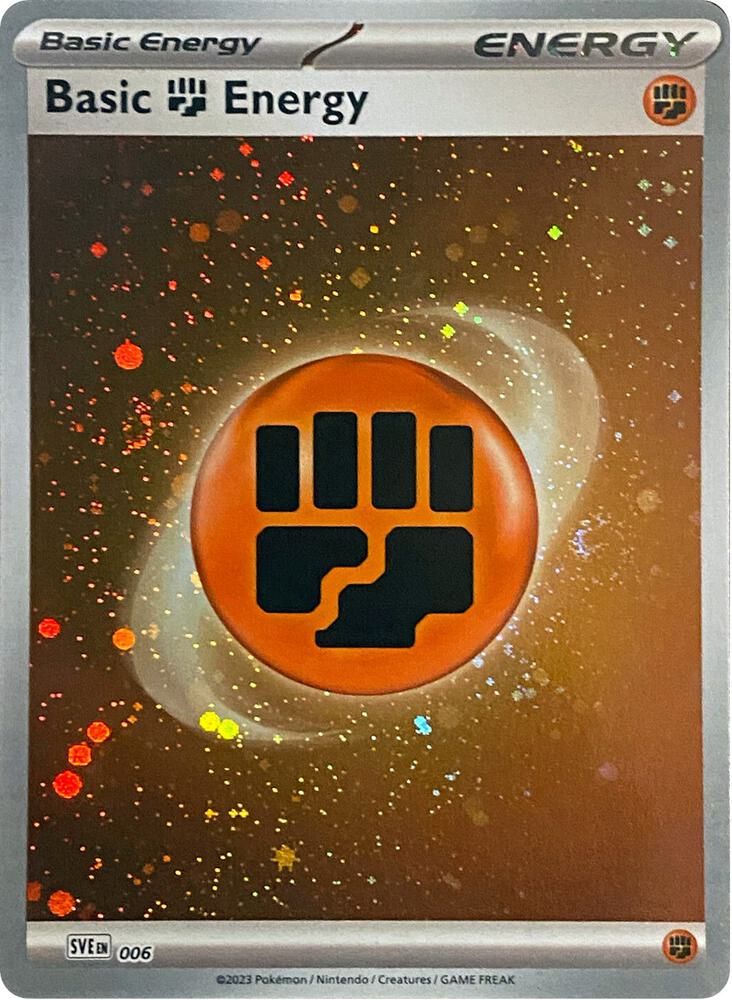 Basic Fighting Energy Cosmos Holo - SVE: Scarlet & Violet Energies Real  Time Price Data.