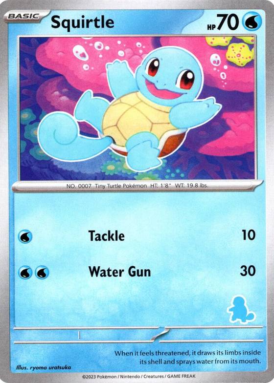 squirtle pokemon card price 048 Cosmos Holo Raw Lx2 / None / 1 SV Squirtle - My First Battle