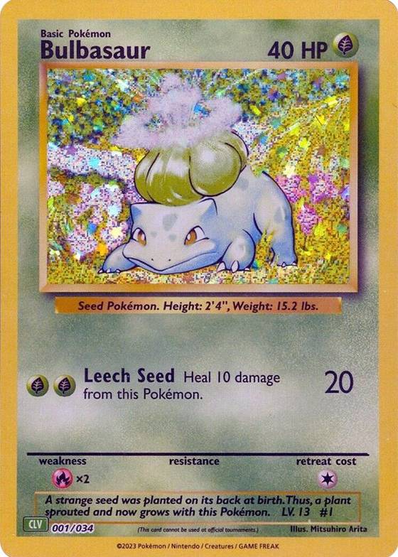 bulbasaur basic pokemon card value AR 10 cards perfect for serious collectors and enthusiasts of the Pokmon Trading Card Game. Bulbasaur Cards | Dex -