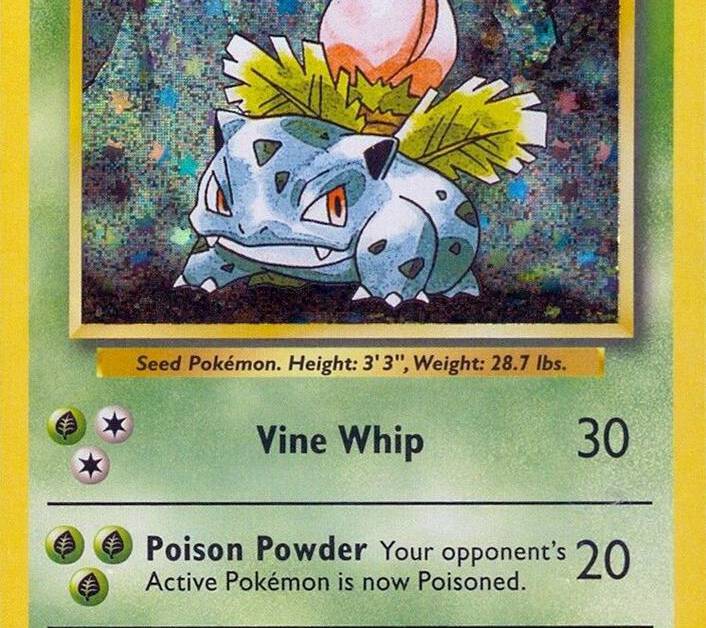 1995 ivysaur pokemon card value 1999 Game #30 1st Edition Price Guide Celebrate the legacy of your favorite tabletop game with this Ivysaur 1999 Pokemon Base Set Uncommon Shadowless #30 PSA Authenticated 9 Card B A S E -