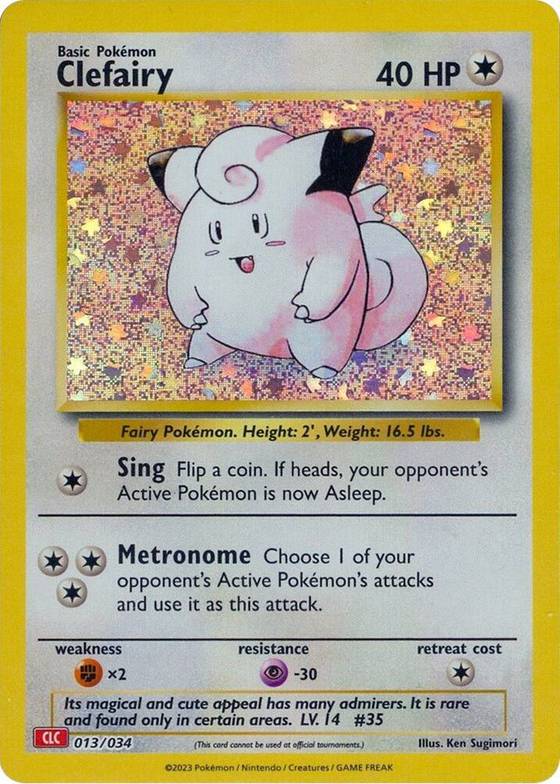 Clefairy - Trading Card Game Classic Real Time Price Data. Clefairy - Trading Card Game Classic Real Time Price Data.