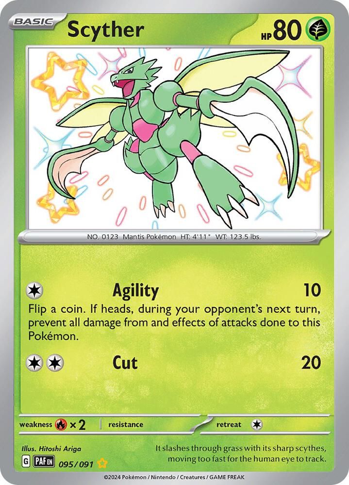 Scyther - SV: Paldean Fates Real Time Price Data.