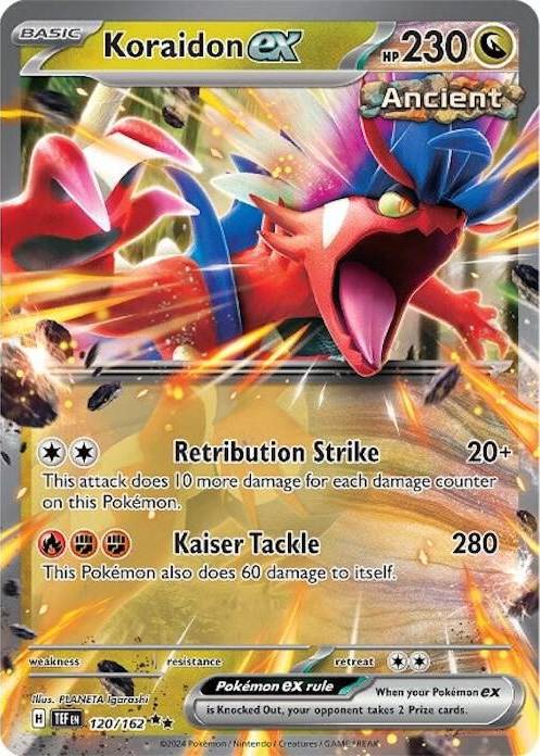 Koraidon ex - SV05: Temporal Forces Real Time Price Data. Koraidon ex - SV05: Temporal Forces Real Time Price Data.
