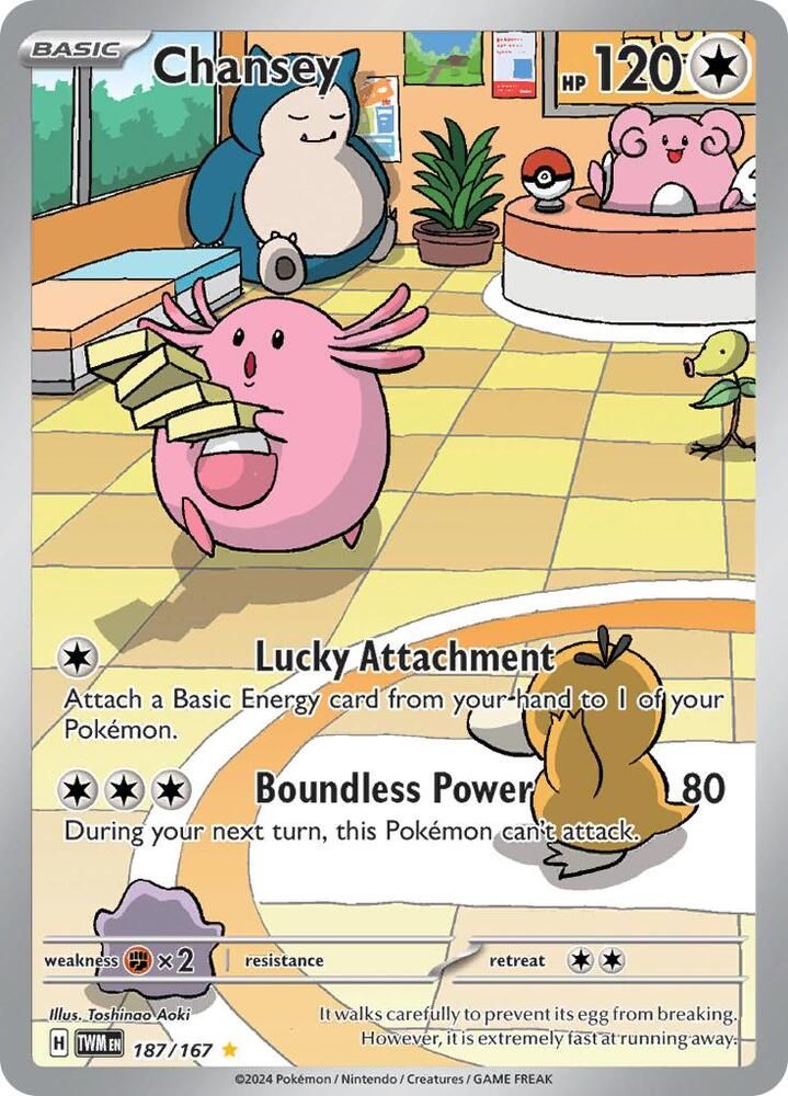 Chansey 187 167 - SV06: Twilight Masquerade Real Time Price Data.