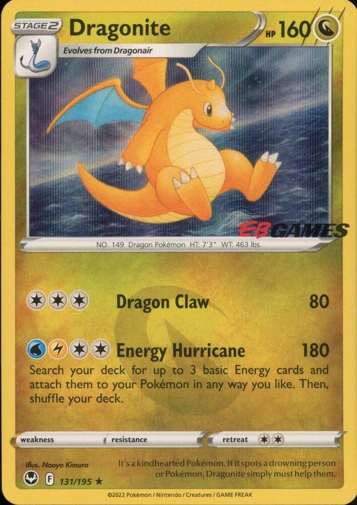 Dragonite 131 195 EB Games Exclusive - Miscellaneous Cards & Products Real  Time Price Data.