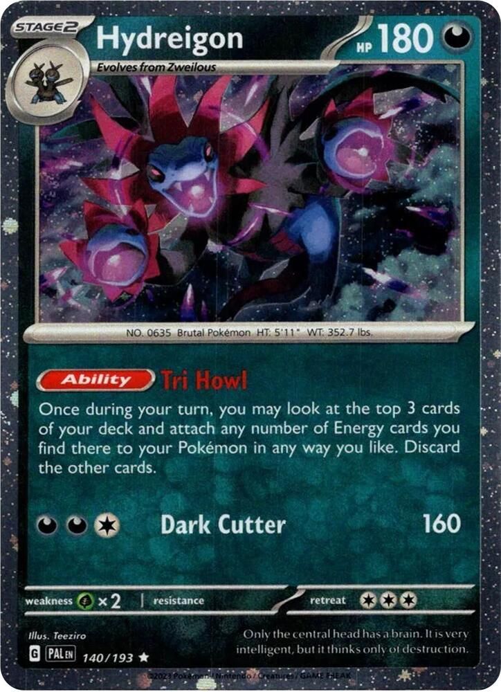 Hydreigon Cosmos Holo - Blister Exclusives Real Time Price Data.
