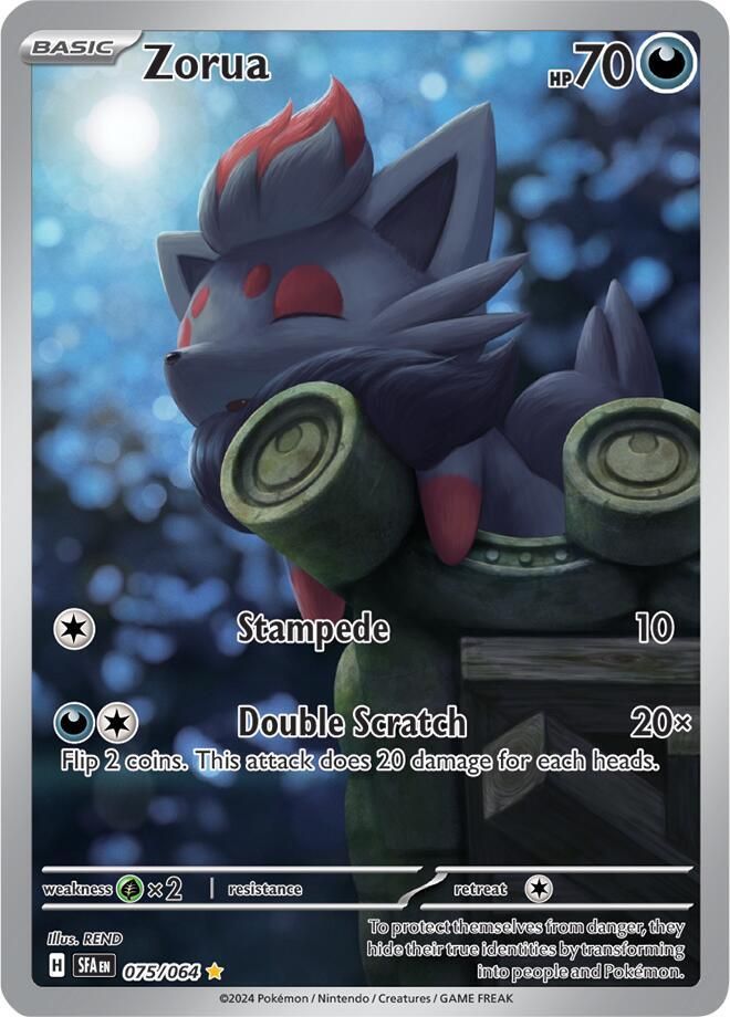 Zorua 075 064 - SV: Shrouded Fable Real Time Price Data.