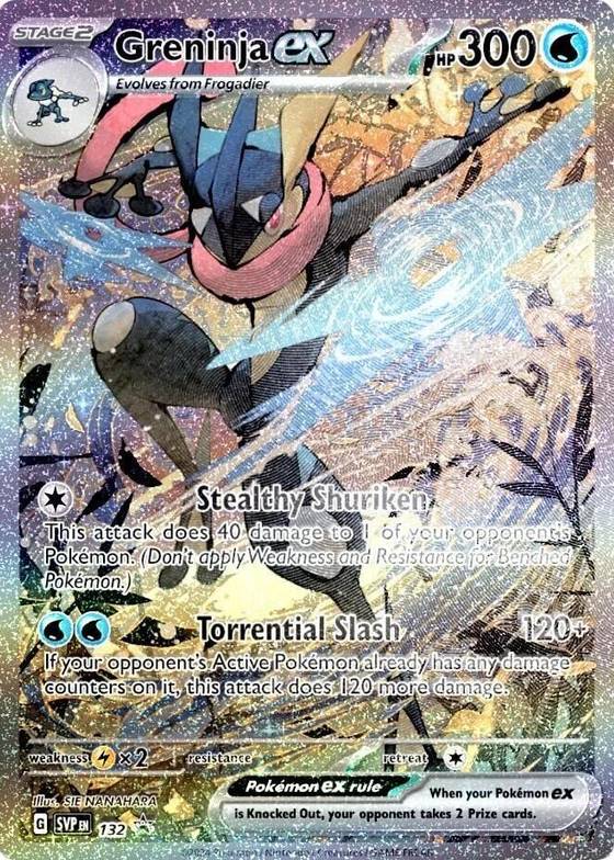 Greninja ex 132 - SV: Scarlet & Violet Promo Cards Real Time Price Data. Greninja ex 132 - SV: Scarlet & Violet Promo Cards Real Time Price Data.