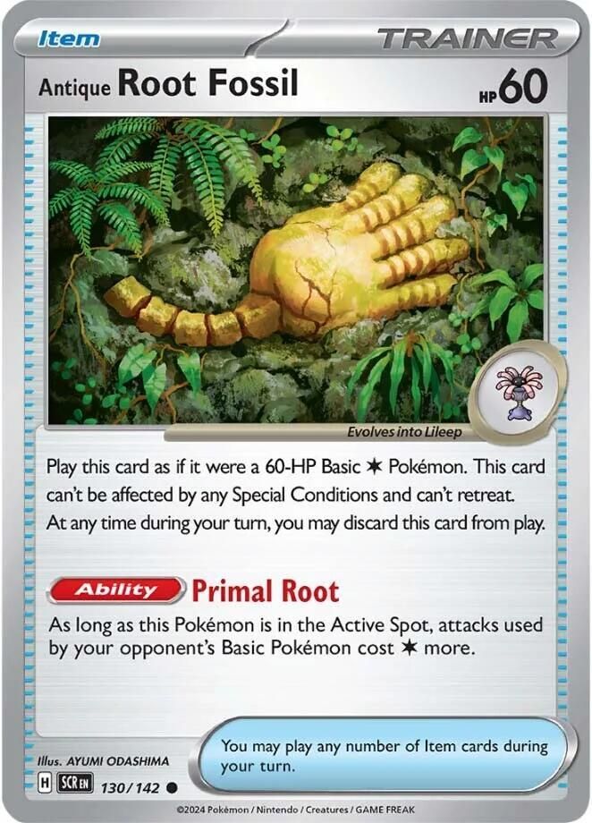 Antique Root Fossil - SV07: Stellar Crown Real Time Price Data.