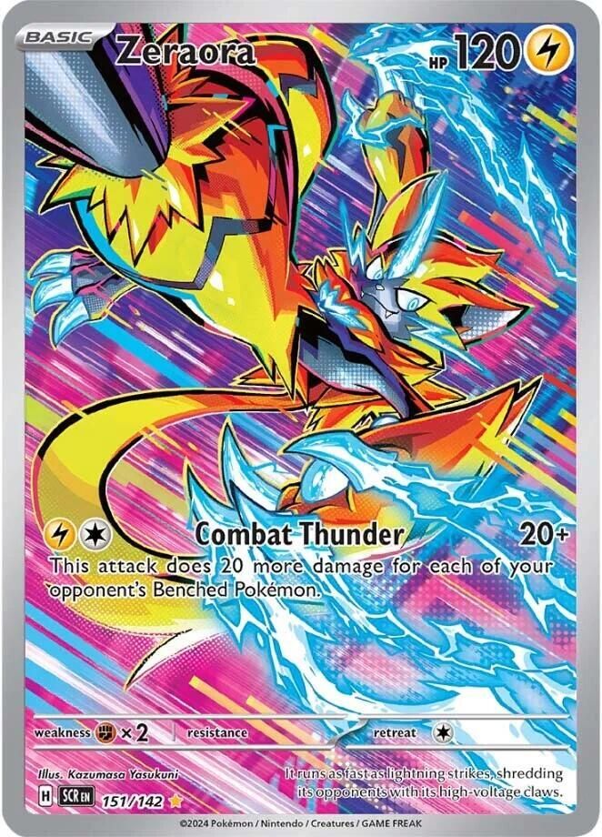 Zeraora 151 142 - SV07: Stellar Crown Real Time Price Data.