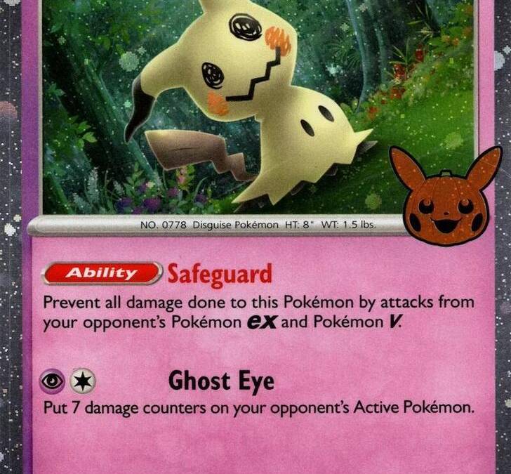 Mimikyu 037 091 Cosmos Holo - Trick or Trade BOOster Bundle 2024 Real Time  Price Data.