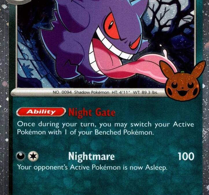 Gengar Cosmos Holo - Trick or Trade BOOster Bundle 2024 Real Time Price  Data.