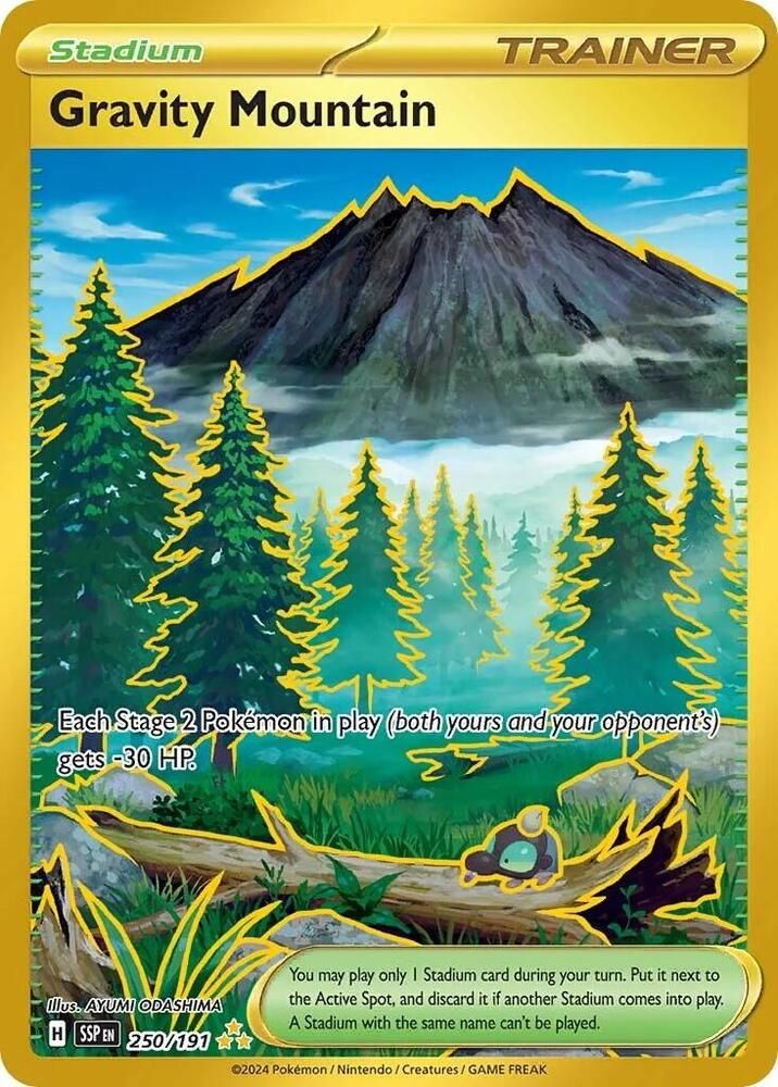 gravity mountain pokemon card (sv8 138/106) UR  Kim's TCG Store Gravity Mountain 250 191 -