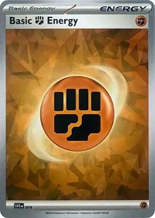 pokemon fighting energy cards Basic Fighting Energy - 258/198 - SV01: Scarlet & Violet Base Set [HYPER RARE]