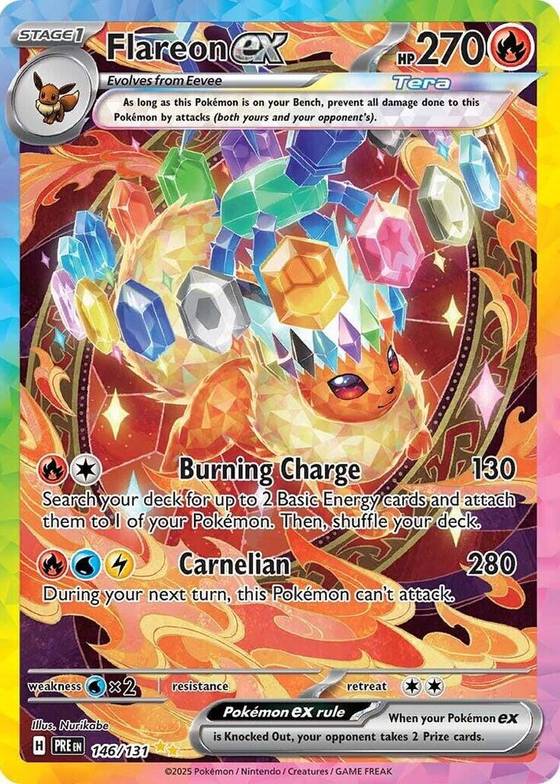 Flareon ex 146 131 - SV: Prismatic Evolutions Real Time Price Data. Flareon ex 146 131 - SV: Prismatic Evolutions Real Time Price Data.